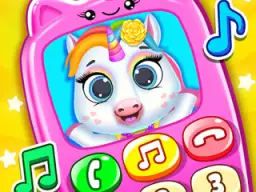 טלפון הנסיכה הקטנה והקרניים - Baby Princess Unicorn Mobile Phone