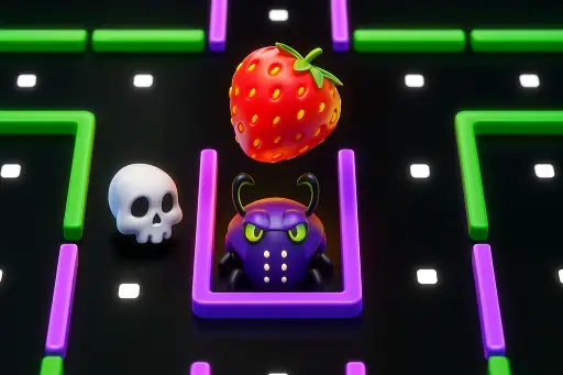 פקמן חיפושית - Beetle Pacman