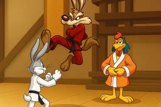 באגס באני קארטה - Bugs Bunny Karate