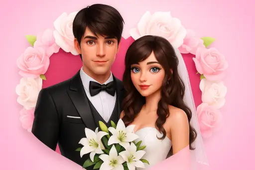 הלבשת חתן וכלה - Dress Up Bride and Groom