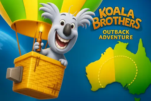 קואלה בכדור פורח - Koala in a Hot Air Balloon