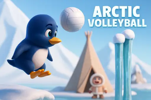 כדור עף פינגווינים - Penguin Volleyball