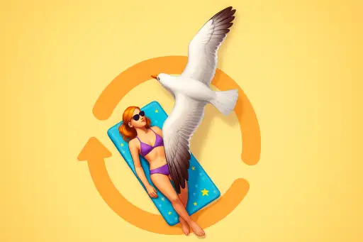 קקי של שחפים - Seagull Poop