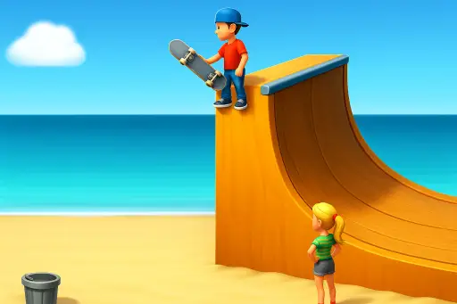 סקטבורד באוויר - Skateboard in the Air