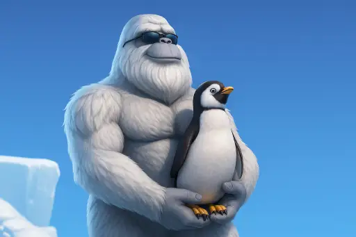 איש השלג והפינגווינים - Snowman and Penguins